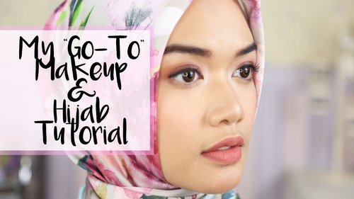 My "Go-To" Makeup & Hijab Tutorial | DXB â¡ - YouTube