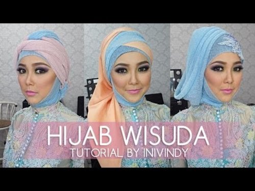 Tutorial Hijab Wisuda 2015 | Hijab Tutorial For Graduation | Do It Yourself - YouTube