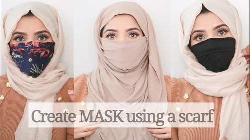 How to create a MASK using a SCARF during coronavirus (COVID-19) ft. Culture Hijab YouTube