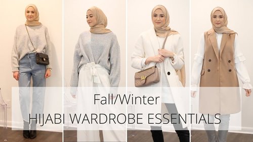 Top 10 Hijabi Wardrobe Essentials | Fall/Winter Outfit Ideas - YouTube