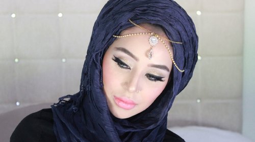 Simple Glitter Eye Makeup for beginners www.fatihasworld.com - YouTube