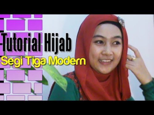 Tutorial Hijab Segi Tiga Modern Simple - YouTube