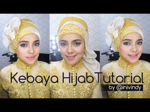 Kebaya Hijab Tutorial by IniVindy | Hijabstyle ke Pesta - YouTube