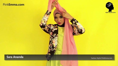 PinkEmma Hijab Tutorial: Chic Dengan Pashmina Pastel - YouTube#WearItPink Hijab