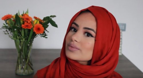 Summer Makeup Tutorial - Orange Eyes & Nude Lips! | Ruba Zai - YouTube