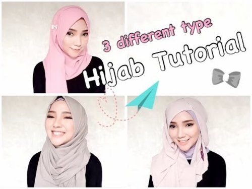 3 different type Hijab Tutorial ft. Vanilla Hijab - ayuindriati - YouTube