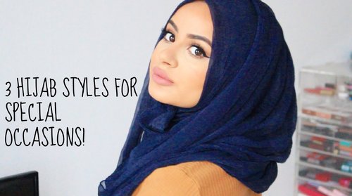 Easy Hijab Styles For Weddings and Eid | Hijab Tutorial | Hijabhills - YouTube