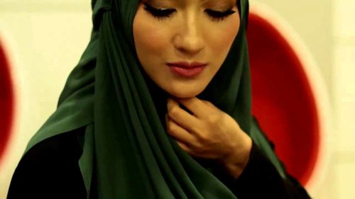 Hijab Tutorial Shawl Pinless 4 Styles Full Step 2015 - YouTube