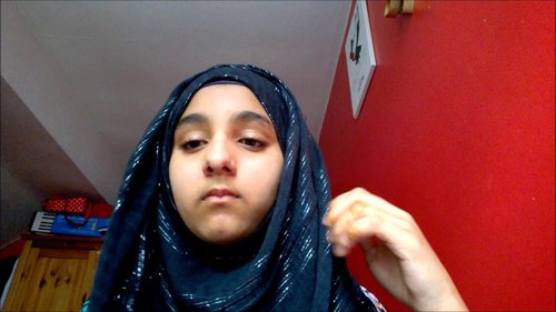 easy pinless hijab tutorial - YouTube