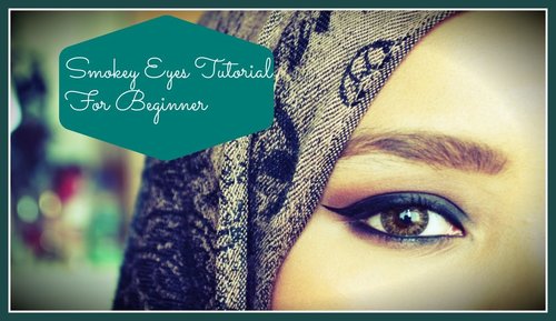 Easy Smokey Eyes Tutorial For Beginners+ Pinless Hijab Tutorial - YouTube