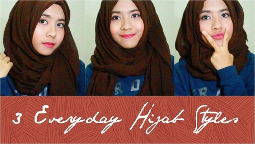 3 EVERYDAY HIJAB STYLES!!! Indonesia | Halima Gustriana - YouTube