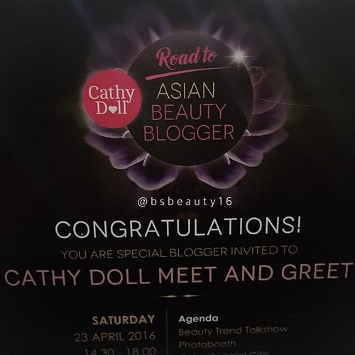 Never thought that I'll be on the run to be #AsiaBeautyBlogger #cathydollbeautyblogger #bsbeauty16 #makeup #clozetteid #clozette