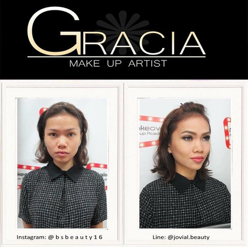 Here is another work that I did at the #makeupacademy back then. #graciamakeupartist #bsbeauty16 #makeup #motd #clozetteid
