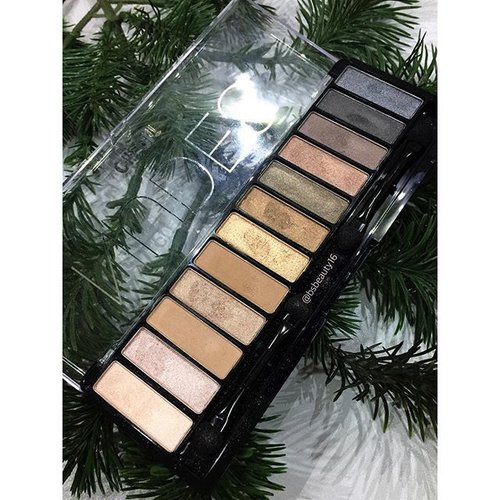 On #12daysofchristmas #haul, I present you the @chichicosmeticsofficial Nudes #eyeshadow 💕 good night⭐️ #bsbeauty16 #clozetteid #flatlay #makeup #Christmas #christmashaul