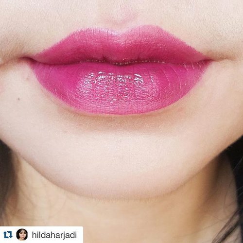 Tonight's first #shoutout goes to @hildaharjadi 📢 heart this beautiful #lipswatch of #emcosmetics #lipstick 💄#repost • • •You can easily make this #ombrelips using @emcosmetics lipstick!! #motd #lotd #lipstickoftheday #clozetteid #makeup #emcosmetic #daredevil