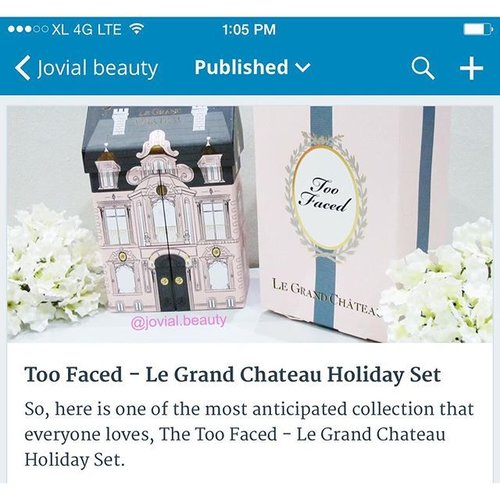 TOO FACED Le Grand Chateau | my thought on this gorgeous chateau is now up on my #blog! 💖 Truly, it's one of the most beautiful and romantic gift that any girl can dream for ✨ #jovialbeauty #clozetteid #makeup #makeupreview #flatlay #TooFaced #LeGrandChateau