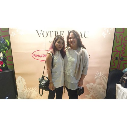 Congratulation @votre_peau for the opening of your @plaza_indonesia store!
.
@fernandocosmetics @femaledailynetwork .
#blossomshine #votrepeau #femaledailynetwork #votreglow #votrepeauxfd #votrepeauskincare 
#beautiesquad #kbbvmember #clozetter #clozetteid #beautytalk #beauty #skincare #skincarejunkie #bvloggerid #bvlogger #lipcream #indonesia #beautybloggerindonesia #indonesianbeautyblogger #bloggerindonesia