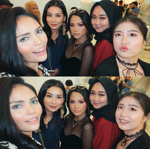 #throwback last Sunday with these pretty girls at @nyxcosmetics_indonesia Face Awards 2018 event💋✨..#nyxcosmetics #clozetteid #nyxcosmeticsid