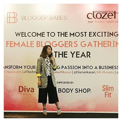 It's happening now!
I'm having fun at Blogger Babes Indonesia because I get a lot of blogging tips from the one & only @theambitionista ❤
#ClozetteID #BloggerBabesID