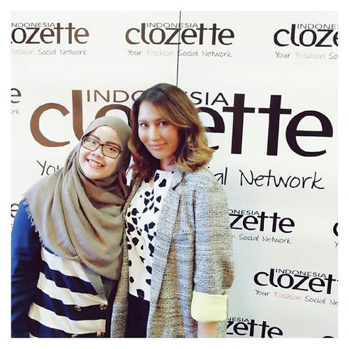 As my promise, I'll tag you on instagram 😉Thank you @theambitionista for a lot of sharing sessions about blogging, it's really inspiring me! You're so humble, nice, & sweet.Nice to meet you, Heidi.. I'll read your e-book, for sure 😘 #ClozetteID #BloggerBabesID