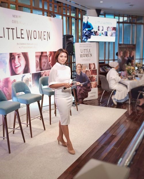 Had a great time with @sonypicturesid & @clozetteid @lemeridienjkt yesterday. Talk about woman and their skills, passion , dreams and sisterhood like what happend on Little Woman Movie. 
One of Jo March Quote: “Women have minds, and they have souls and as well as just hearts. And they’ve got talent, as well as just beauty”

So keep fighting for every woman who still believes into their dreams 👍🏻👍🏻 #clozetteid #mc #masterofceremony #masterofceremonyjakarta #masterofceremonyindonesia #mcjakartaevent #mcjakarta #lemeredien #littlewomen #talkshowhost #tvhost #tvpresenter #presenter #littlewomenmovieid #sonypictures