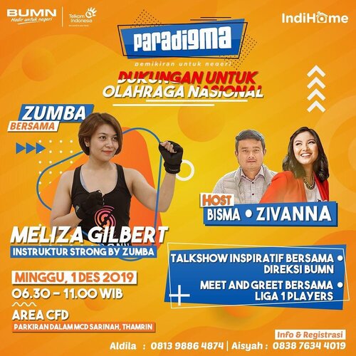 Heyyy siapa yg mendekati akhir tahun kerjaan makin menumpuk ? 🙋🏼‍♀️ Sama dong kalo gt, so biar ga setres cobain #behealtywithmelgib minggu ini dg ikutan Strong By Zumba (yes I’m certified instructor 🤸🏻‍♂️) Slowly but sure let’s balance our life ☺️ See you @useetvcom @useetvgo on 1st dec 2019. Let’s join us 😊✌🏼Just contact the CP.

#sbz #strongbyzumba #strongbyzumbaindonesia #behealthywithmelgib #healthylifestyle #workout #happyworkout #balancedlife #Sport #instructor #sbzinstructor #clozetteid