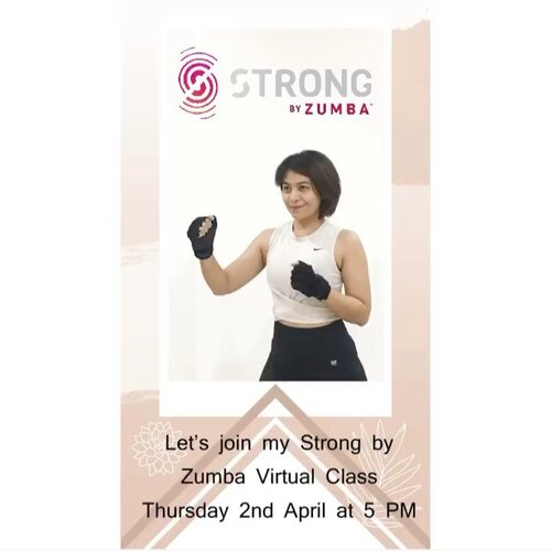 Hi all kita kembali ke #behealthywithmelgib yukBesok aku mau buka kelas SBZ secara virtual(via zoom app) , cewe cowo bisa ikutan karena ini kelas HIIT training. Chat me via DM for further information 😘#sync #strongbyzumba #sbz #hiit #clozetteid #synccommunity #strongbyzumba™ #strongbyzumbainstructor