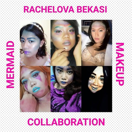 I love the rain because i'm a mermaid who lives far from the sea.Mermaid makeup collaboration with Rachelova Bekasi 💕❤ 1. @chyntiatarigan2. @utinamoredo3. @Estheramel4. @shintafionita5. @fhitriasilviani236. @debbyakhzura#mermaid #beautygoersid  #recreated #bblogger #beautyblogger #indobeautygram #ivgstory #indobeautysquad #beautyinfluencer#bvloggerid #gengbvolg #beauty#clozetteid #ootd #ootdindo  #lookbookindonesia #lifestyleblogger #fashion #blogger #fashionblogger #wiwt #potd #vscocam #eosm10 #lovelife #instagood #streetstyle #potd #eosmdiaries #ggrep #ggrepstyle