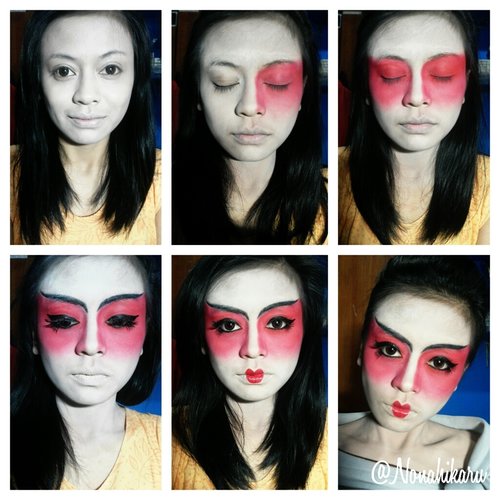 Geisha makeup tutorial..