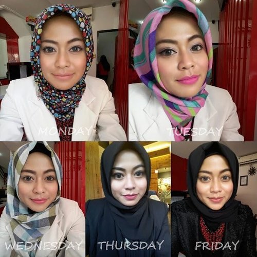 Senin sampe jumat pake tema makeup yang beda-beda kenapa nggak kalo bisa bikin kita jadi fresh dan lebih semangat buat kerja. Detail post nya bisa cek http://www.nonahikaru.com/?m=1 💋. #clozetteid #clozetteambassador #dailymakeup #instalike #beautyblogger #blogger #bloggers #indonesianbeautyblogger #femaleblogger #like4like #apoteker #apotekerup #apotekercantik #bandung #makeup #skincare #makeupjunkie #makeupaddict