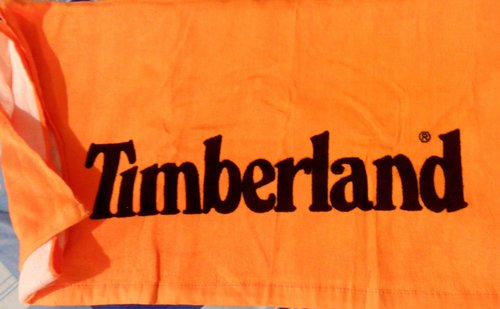 New Timberland towel. I feel so..maskulin (?) \o/