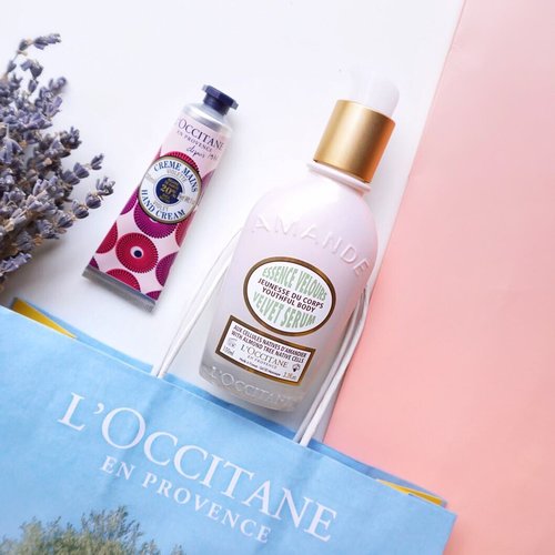 My new body serum 💕 so excited to try this.. been so eager to try this product! Thank you @loccitane 🤗..Btw support @loccitane campaign together with Helen Keller Indonesia to help the avoidable blindness and let them see the world 🌎 simply by uploading any photo or pictures with these three hashtag then you've donated 5 euro for this cause!  #LOccitaneID #UnionForVision #CareForSight