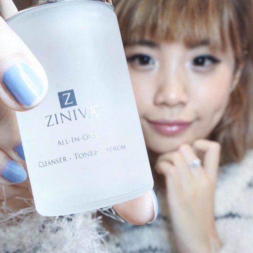 Have you heard of this @zinivaindonesia all-in-one cleanser, toner and serum? This is a product formulated by a dermatologist in US. It claims to be able to brighten and make our skin glow from within.  Now you can skip the lengthy skin care steps with this Ziniva product, if you're the ones that hate long and lengthy skin care process this is a good option for you. However this is not made as a makeup remover cleanser so once you've washed your face you're supposed to swipe this product all over your face to make sure no dirt residue reside on your skin to maximize the preparation of your skin to absorb the next skin care in line( such ad moisturizer). I've tried incorporating this on and off for the past few weeks now and yes, I do feel it helps my skin to feel smoother and look more supple and glowing... you can get them now at all @sephoraidn stores❤️❤️❤️ .
.
.
-
This product is also said that it can even help acne skin to heal completely and become all smooth and glowing.. however they say the purging process was kind of painful as this skin care is no instant magic it's slow but steady... but if you're experiencing severe acne and looking for a gentle approach to heal from the roots try this out. #sephorid #sephoraidnbeautyinfluencer #SteviexSephoraIDN #skincare