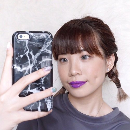 Can’t miss #selfie when you’re loving your lip colour a little too much! 💜
.
.
💄: @nyxcosmetics_indonesia #lippiecountdownid Berry Strudel.
📱marble case @gmyle_us !! Having a marble fever like me? You can find lots of beautiful marble cases for all your gadgets at @gmyle_us ❤️. .
.

Don’t forget to use my code “stevie15” before checking out. It is now valid till January 31 (PST) and it is applicable to all products with 15% OFF (except for add-on and on-sale items). HAPPY SHOPPING!! .
.
.
.
. .
.
.
.
.
.
.
.
.
.
.
. 
#styleblogger #beauty #ulzzang #lifestyleblogger #fashionpeople #패션모델 #블로거 #스트리트스타일 #스트리트패션 #스트릿패션 #스트릿룩 #스트릿스타일 #패션블로거 #style #clozetteid #collabwithstevie #clozette #ggrep #lykeambassador #makeup #lipstick #sonyforher