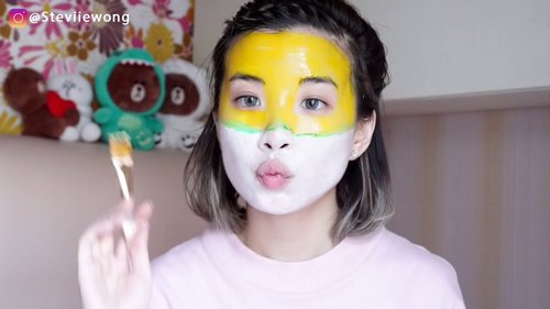 B&Soap - Korean Face painting mask + Review + My Halloween Face Painting - YouTube