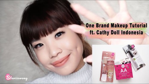 Quick One Brand Makeup Tutorial ft. Cathy Doll Indonesia - YouTube