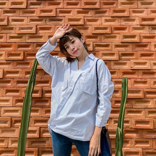 A laid back morning ☀️😉 wrapped in this Mirubi shirt perfect flowy oversized top for casual day out or work attire 💼
.
-
Shop @chicgirl.id with my NEW promo code CHICSTEV to get additional 5% off on all items on their webstore or @shopee_id . 
.
.
.
.
.
.
#photooftheday #ootdfashion #explore #wiwt #ootdmagazine #ootdsubmit #style #lookbook #lookbooknu #ootdinspiration #wearlocal #fashionblogger #stylefashion #streetstyle #streetinspiration #potd #zalorastyleedit #steviewears #clozetteid #shotoniphone