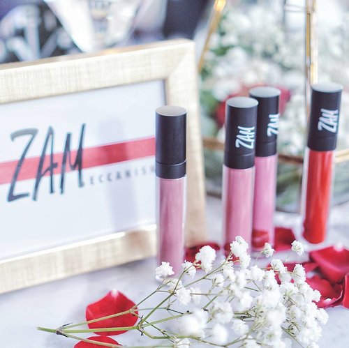 Yashhhh, welcome to the family, new lip creams from @zamcosmetics . Super love the colors, and my favorites are the 4PM and 12PM 😍 another brand that you should keep your eyes on 😍 #zamcosmetics #zamsquad #localbrand #lipcream #clozetteid