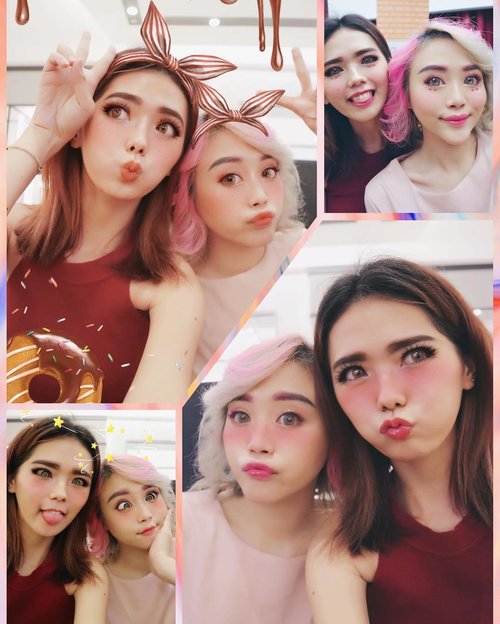 And yes, I never post this kind of picture but she made me addicted to this cute filter. 😘Okay now I can look more cuter. , @janineintansari 
#blogger #beautybound  #beautynesia #beautyreview #beautycreator #beautyblogger #beautyvlogger #makeup #janineintansari #cutegirl #ClozetteID