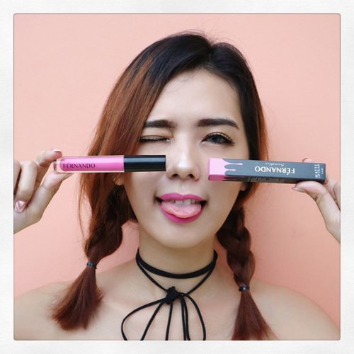 Be with someone who ruin your lipstick, not your mascara.💋
-
Wanna be sweet? Play with pink lipstick !💖
-
💄 : @fernandocosmetics -
The colors are just too pretty, the pigmentation also really good! Matte finish and long lasting for sure! 💖 Damn this local brand are sooo worthhh to tryyyyy!!! -
#ClozetteID #beautynesia #beautybloggermedan #indobeautygram #indonesianbeautyblogger #medanbeautygram #locallipstick #localproduct
