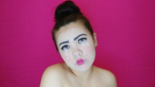 Sad Face Mask inspired by @marioncameleon ! 🤗
My second try, Not bad 😂
.
.
.
#cchallengehalloween #cchannelid @cchannel_id #halloweenmakeup #halloween #beautyvlogger #beautybloggerindonesia #ivgbeauty #indobeautygram #makeup #makeuptutorial #instabeauty #indovidgrambeauty #wakeupandmakeup #tutorialmakeup #bvloggerid #jakartabeautyblogger #beautilosophy #reviewmakeup #clozetteID #futuremua #motd #makeupjunkie #makeupblogger #beautyguruindonesia #proudlymadeart
