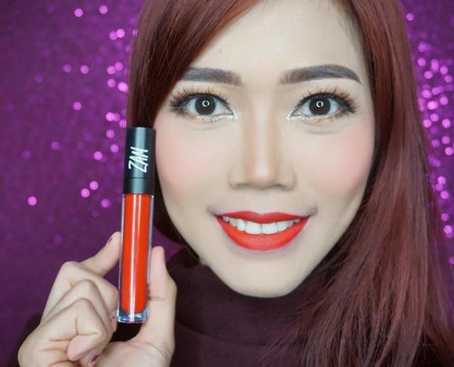 The last swatches @zamcosmetics 08.00 PM "Red Scarlet: Reflects a personality of woman who passionate and adventurous, Not afraid to show the daring side of their nature and are always ready to conquer the world. 
#beauty #zamcosmetics #zamsquad #lipstick #lipstickaddict #makeup #motd #clozetteid #like4like #lifestyle #lifestyleblogger #blogger 
#bloggerceriaid #bloggerceria #indonesianfemalebloggers #beautybloggerid #indonesianbeautyblogger #bloggercrony #bestoftheday #vegasnay #hudabeauty #makeupjunkie