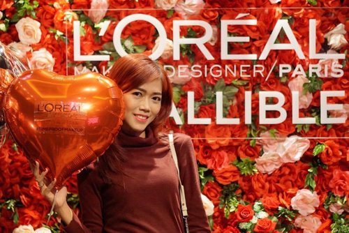 I am at @lorealinfallible launching party 
Thanks for having me @getthelookid .
#TimeProofMakeup #LorealParisID #Sociolla #SociollaBloggerNetwork #beauty #blogger #beautybloggerid #bestoftheday #makeup #indonesianbeautyblogger #like4like #lifestyle #lifestyleblogger #clozetteid #beautyaddict #potd #indonesianfemaleblogger #makeupjunkie #makeuplovers #makeuoaddict
