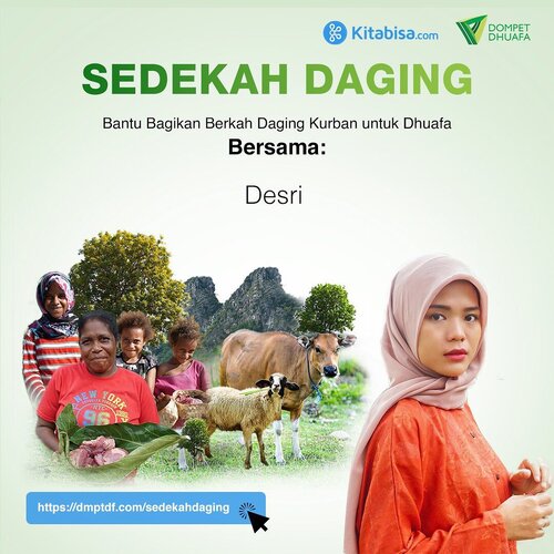 Tahun ini mungkin ada yang belum bisa mewujudkan rencana berqurban karena adanya pandemi, tapi Alhamdulilah banget bisa tetap ikut Sedekah Daging Kurban bersama @dompetdhuafaorg mulai dari Rp 100ribu aja.Semua dana yang terhimpun akan dibelikan hewan kurban dan daging kurban akan didistribusikan untuk kaum dhuafa di seluruh pelosok negeri. Sehingga kita semua bisa merasakan berkahnya Hari Raya Idul Adha bersama. Info lengkap program Sedekah Daging Kurban ada disini 👇.https://kitabisa.com/campaign/sedekahdagingkurban 💕#dompetdhuafa #cicidesricom #sedekahdagingkurban #dirumahaja #clozetteid