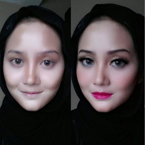 Makeup trick: narrower face (trik wajah lebih lonjong) - YouTube