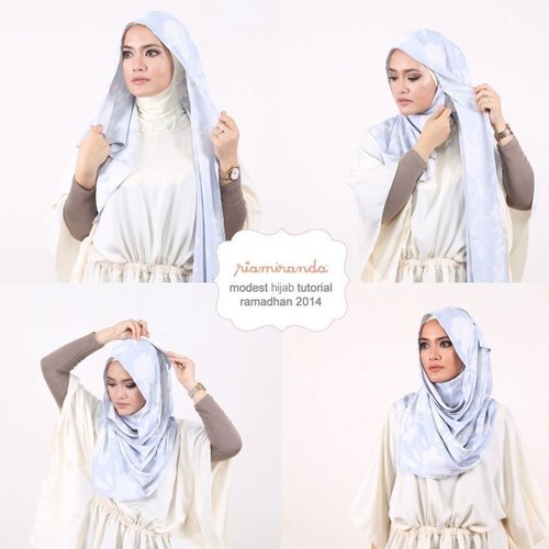 hijab tutorial: ria miranda