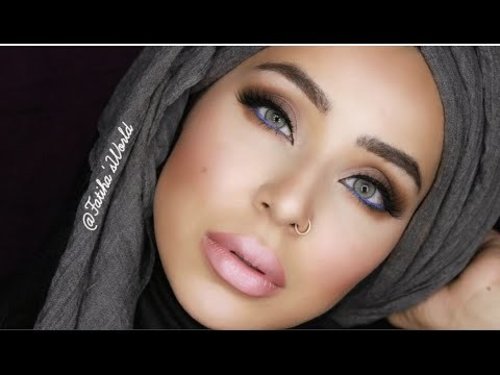 Soft Glam with a Pop Of Colour in Waterline |www.fatihasworld.com - YouTube