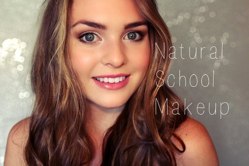 Blair Waldorf Inspired Natural Back to School Makeup Tutorial! Fresh Skin, and Balanced Features - YouTube