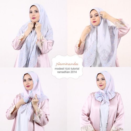 hijab tutorials ria miranda