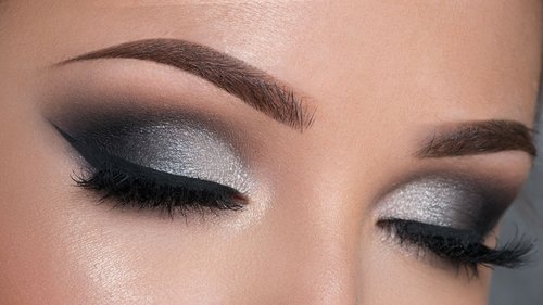 Night Out Makeup Tutorial | Black & Silver Smokey Eye - YouTube